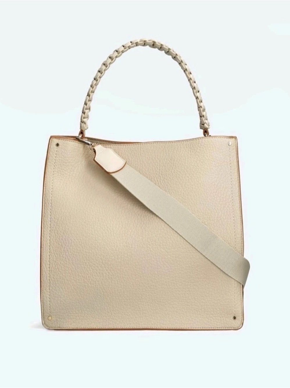 Urban Expressions Elisha Crossbody Cream Bag - Picture 4 of 5